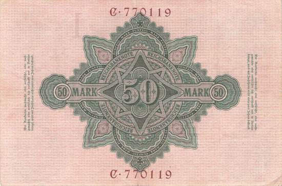 50 Mark 1906 Ro25a I/C